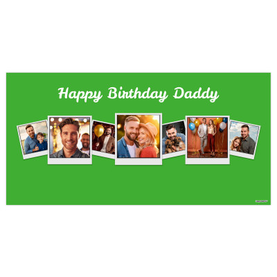 (Green) 55cm x 110cm (70gsm) (Personalised with Text)