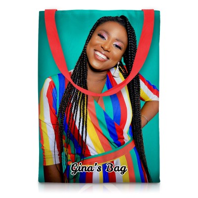 Large (55cm Size) (Red) Mock Suede Polyester Fabric (Personalised with Text)