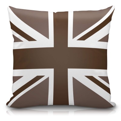 (40cm Square) Brown Soft Velvet Polyester Fabric (Personalised with Text)