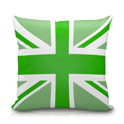 (25cm Square) Green Soft Velvet Polyester Fabric (Personalised with Text)