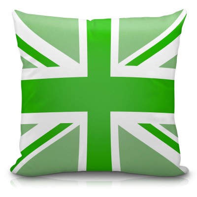 (40cm Square) Green Soft Velvet Polyester Fabric (Personalised with Text)