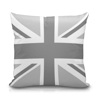 (25cm Square) Grey Soft Velvet Polyester Fabric (Personalised with Text)