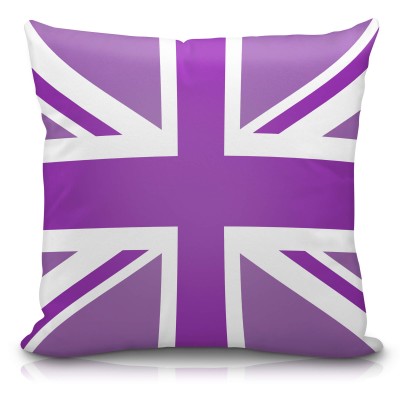 (40cm Square) Purple Soft Velvet Polyester Fabric (Personalised with Text)