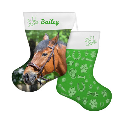 (25cm) Pet Theme Bright Green Soft Velvet Polyester Fabric (Personalised with Text)