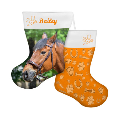 (25cm) Pet Theme Burnt Orange Soft Velvet Polyester Fabric (Personalised with Text)
