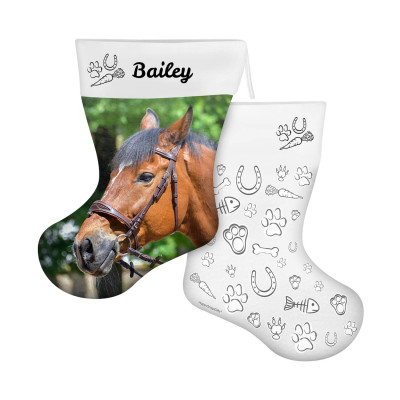 (25cm) Pet Theme White Soft Velvet Polyester Fabric (Personalised with Text)