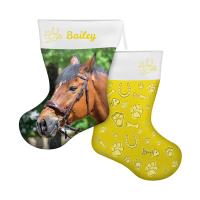 (25cm) Pet Theme Yellow Soft Velvet Polyester Fabric (Personalised with Text)