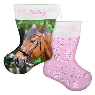 (45cm) Pet Theme Baby Pink Soft Velvet Polyester Fabric (Personalised with Text)