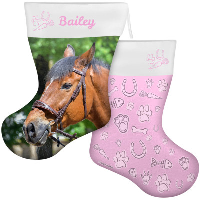 (55cm) Pet Theme Baby Pink Soft Velvet Polyester Fabric (Personalised with Text)