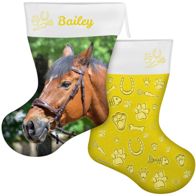 (55cm) Pet Theme Yellow Soft Velvet Polyester Fabric (Personalised with Text)