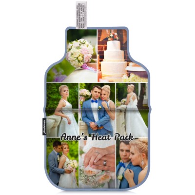(35cm) - Gothic Blue Luxury Cotton Fabric (Personalised with Text)