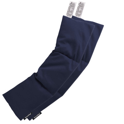 (Wheat Filling) Pack of 2 (47cm x 12cm) - Navy Blue Polycotton Fabric