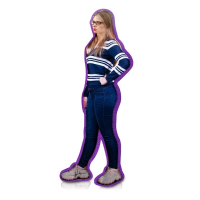 Smaller Size - Purple Fleece Fabric