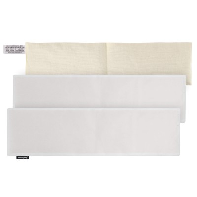 - 47cm x 15cm - Natural Value Cotton Fabric Scented (Organic Lavender Buds) and Removable Covers