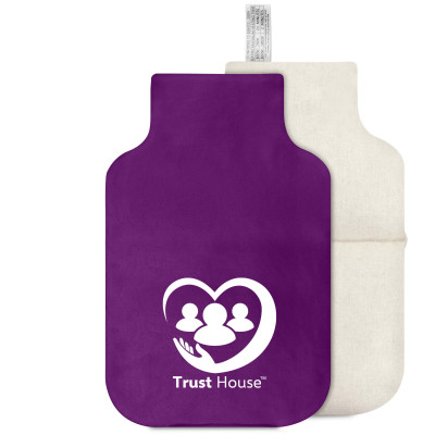 (27cm) - Purple Cotton Fabric (Unscented) With Removable Cover (Pillow Case + Overlocking Inside)