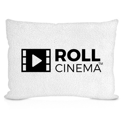 - 57cm x 40cm - White Fleece Fabric + Removable Cover (Zip + Overlocking Inside)