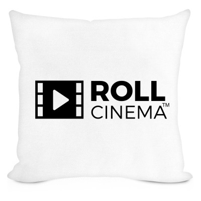 Square (25cm) - White Cotton Fabric + Removable Cover (Zip + Overlocking Inside)