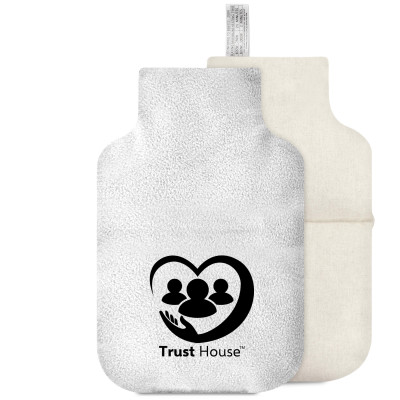 (27cm) - White Fleece Fabric (Unscented) With Removable Cover (Pillow Case + Overlocking Inside)