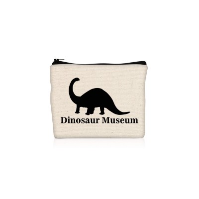 (20cm x 16cm) - Natural Organic Cotton with Zip Opening