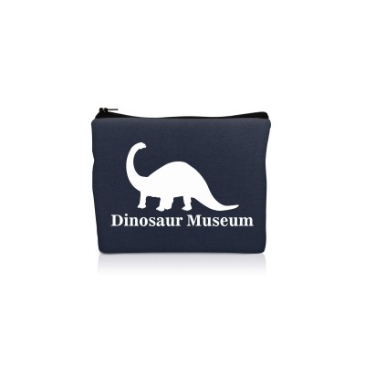 (20cm x 16cm) - Navy Blue Polycotton Fabric with Zip Opening
