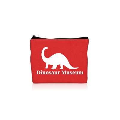 (20cm x 16cm) - Red Cotton Fabric with Zip Opening