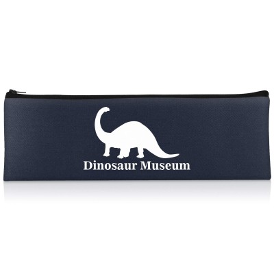 (32cm x 10cm) - Navy Blue Polycotton Fabric with Zip Opening