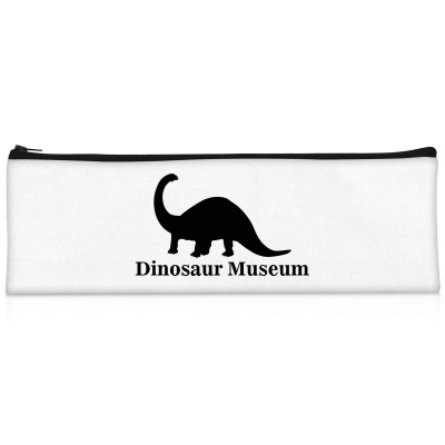 (32cm x 10cm) - White Cotton Fabric with Zip Opening