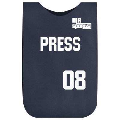 XS (Approx. 50cm x 35cm) - Navy Blue Polycotton Fabric with Black Hook &amp; Loop + Elastic Fastening Strap