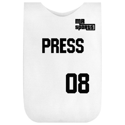 XS (Approx. 50cm x 35cm) - White Polycotton Fabric with White Hook & Loop + Elastic Fastening Strap
