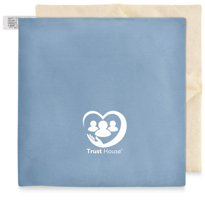 (24cm) - Gothic Blue Luxury Cotton Fabric (Unscented) With Removable Cover