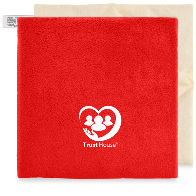 (34cm) - Red Fleece Fabric (Unscented) With Removable Cover