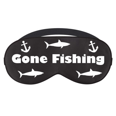 with Sharks and Anchor Print - Black