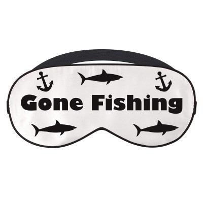 with Sharks and Anchor Print - White