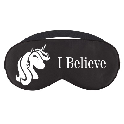 with Unicorn Print - Black