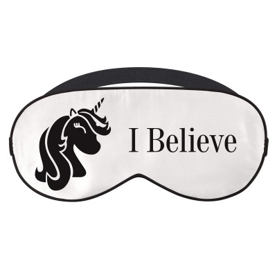 with Unicorn Print - White