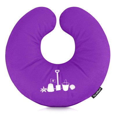 (30cm) (Drinks Icon) Purple Soft Velvet Polyester Fabric (Personalised with Text)