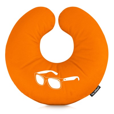 (30cm) (Sunglasses Icon) Burnt Orange Soft Velvet Polyester Fabric (Personalised with Text)