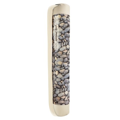 Slim (70cm x 10cm) with Pebbles Design Mock Suede Polyester Fabric