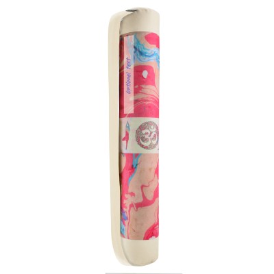 Slim (70cm x 10cm) with Pink Flow Theme Design Mock Suede Polyester Fabric