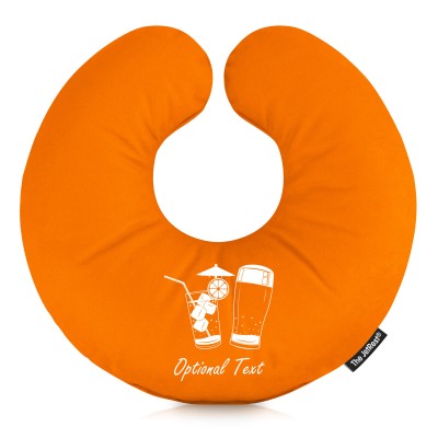 (30cm) (Drinks Icon) Burnt Orange Soft Velvet Polyester Fabric