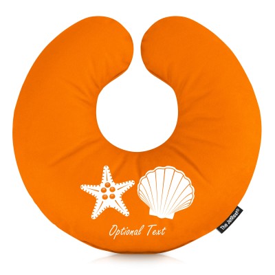 (30cm) (Starfish Icon) Burnt Orange Soft Velvet Polyester Fabric