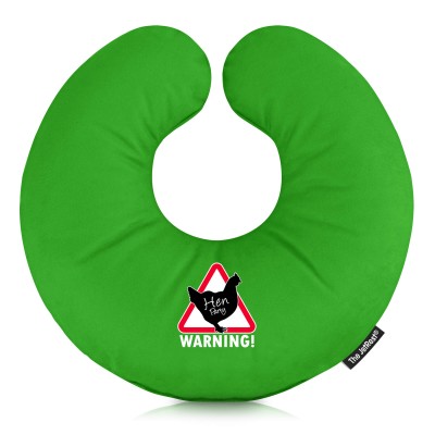 (30cm) (Hen Party Icon) Bright Green Soft Velvet Polyester Fabric (Personalised with Text)