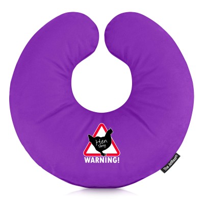 (30cm) (Hen Party Icon) Purple Soft Velvet Polyester Fabric (Personalised with Text)