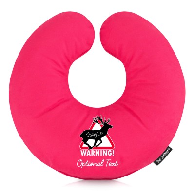 (30cm) (Stag Do Icon) Hot Pink (Fuchsia) Soft Velvet Polyester Fabric