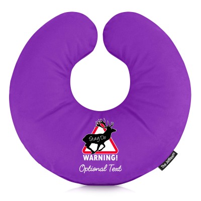 (30cm) (Stag Do Icon) Purple Soft Velvet Polyester Fabric
