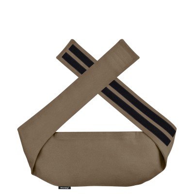 (160cm) - Chocolate Luxury Cotton Fabric and Removable Cover (Personalised with Text)