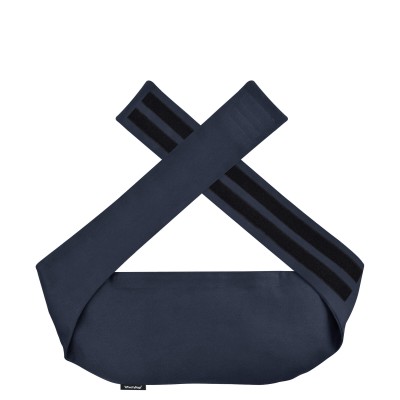 (160cm) - Navy Blue Cotton Fabric and Removable Cover (Personalised with Text)