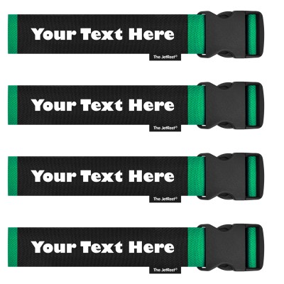 (Strap 250cm) - Green (Personalised with Text)