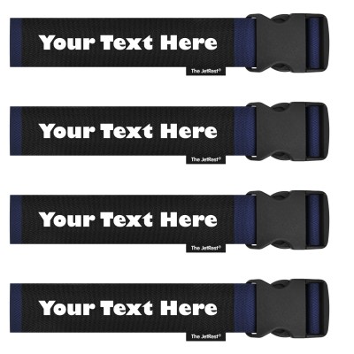 (Strap 250cm) - Navy Blue (Personalised with Text)