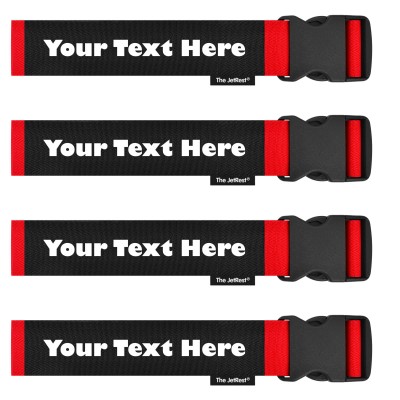 (Strap 250cm) - Red (Personalised with Text)